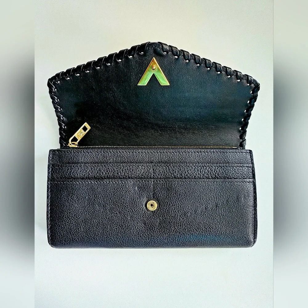 Louis Vuitton Cuir Plume Very Black Long Wallet - Picture 7 of 11